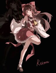 hakurei reimu from touhou by nymphus