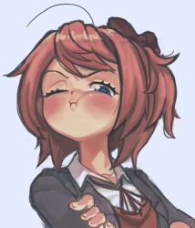 sayori (doki doki literature club) from doki doki literature club