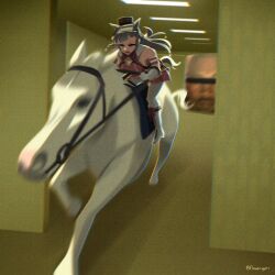 gold ship (racehorse) from backrooms (creepypasta)