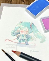 hatsune miku from vocaloid