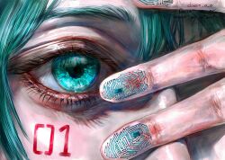 hatsune miku from vocaloid by doeun o o