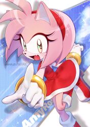 amy rose from sonic (series) by ameusute1002