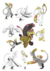 hakamo-o from pokemon by blawn z