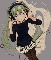 hatsune miku from vocaloid