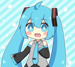 hatsune miku from vocaloid by nukotun