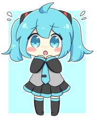 hatsune miku from vocaloid by nukotun