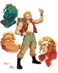 marco rossi from metal slug