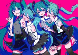 hatsune miku from vocaloid by eiku
