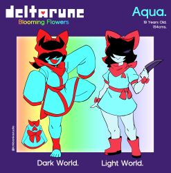 aqua (deltarune) from deltarune