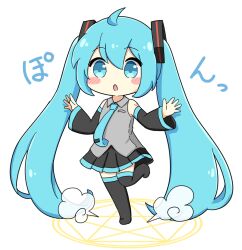 hatsune miku from vocaloid by nukotun