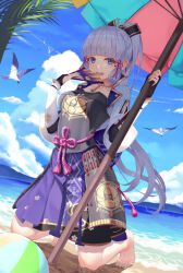 kamisato ayaka from genshin impact by aoi (buzhuen444)