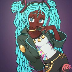hatsune miku from vocaloid