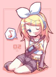 kagamine rin from vocaloid by negiwave2000