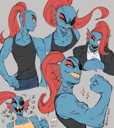 undyne from undertale by yuzuki v