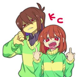 chara (undertale) from deltarune by macotea