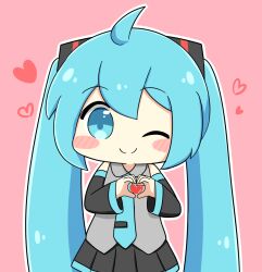 hatsune miku from vocaloid by nukotun