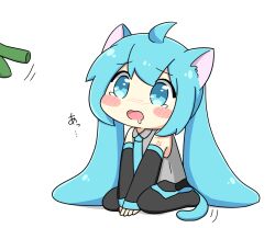 hatsune miku from vocaloid by nukotun