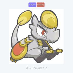 hakamo-o from pokemon