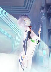 ayanami rei from neon genesis evangelion by cofffee
