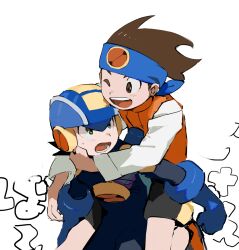 lan hikari (mega man) from mega man (series) by tomo hiro