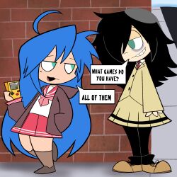 izumi konata from lucky star