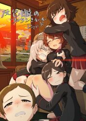 akaboshi koume from girls und panzer by kuroneko douji