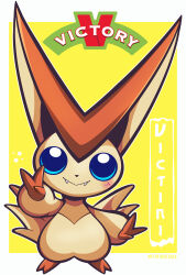victini from pokemon by woofzilla