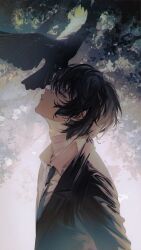 dazai osamu (bungou stray dogs) from bungou stray dogs by baocaizi