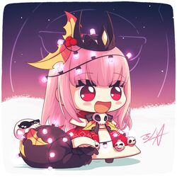 mori calliope from christmas by sr leo (inkbot)