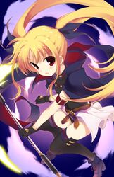 fate testarossa from mahou shoujo lyrical nanoha by kugajou takaya