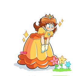 princess daisy from super mario bros. by manysart1