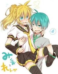 hatsune mikuo from vocaloid