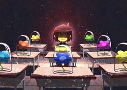 kris (deltarune) from deltarune by watawata22