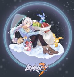homu (honkai impact) from christmas
