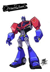 optimus prime from flame toys by amemiya akira