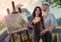 geralt of rivia from the witcher (series)