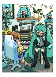 hatsune miku from vocaloid