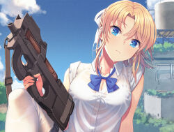 blonde girl (itou) from original by itou (onsoku tassha)