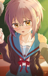 kyon from suzumiya haruhi no shoushitsu