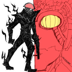 hakaider from kikaider (series) by genc