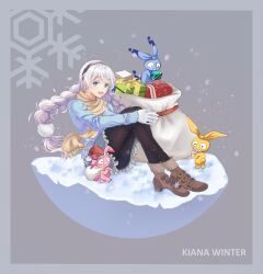homu (honkai impact) from christmas