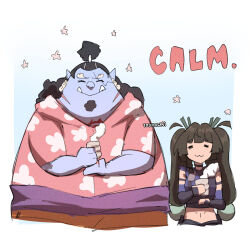 jinbe (one piece) from one piece by wokiiarts