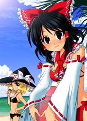 hakurei reimu from touhou by hecha