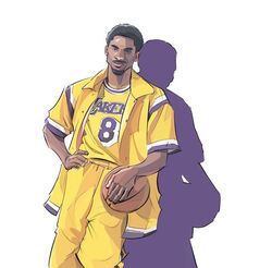 los angeles lakers fan art