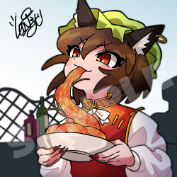 chen from touhou by leaf st