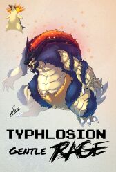 typhlosion from monster hunter (series) by lluisabadias