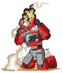 ironhide from transformers by don allan figueroa