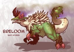 breloom from monster hunter (series) by lluisabadias