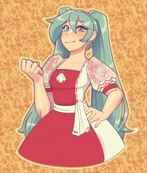 hatsune miku from vocaloid
