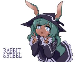 rabbit and steel fan art